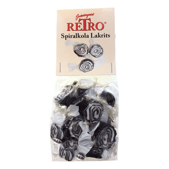 Spiralkola Lakrits - 125 grammaa