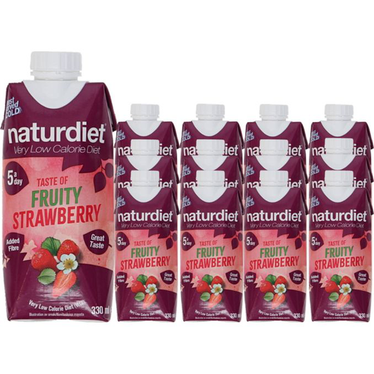 Naturdiet Ruokavalionkorvike Mansikka 12-pack