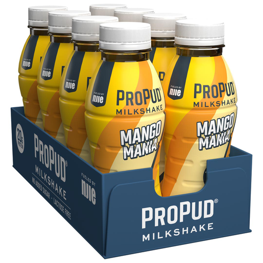 8 X Njie Propud Protein Milkshake 330 Ml Mango Mania