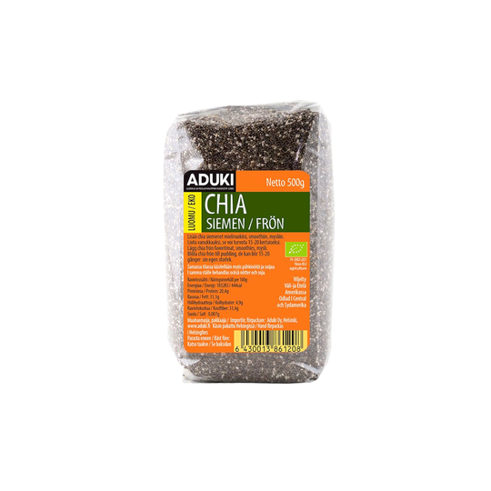 Chia-siemen 500 g, LUOMU