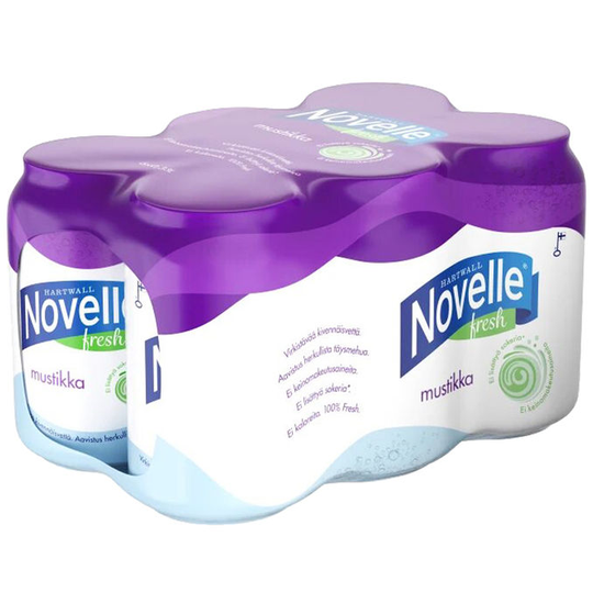 Novelle Kivennäisvesi Mustikka 6-pack