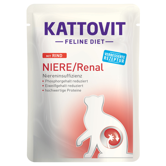 Kattovit Feline Renal Pouch 24 x 85 g - nauta