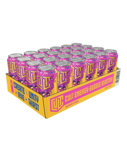 Cult Energy Drink, 24 kpl, Bubble Blaster