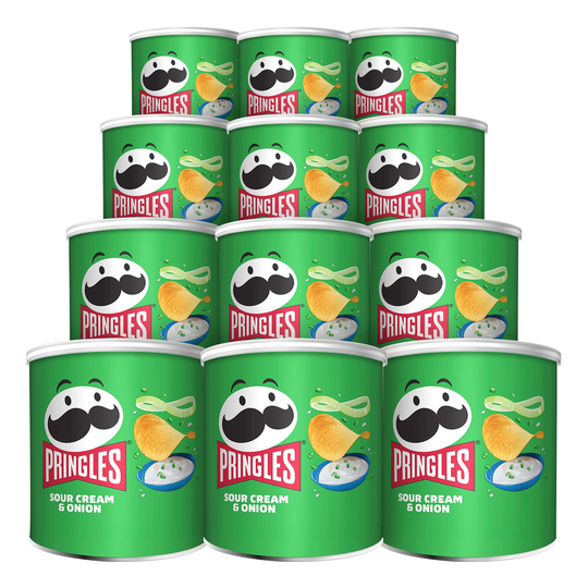 Pringles Sourcream & Onion Mini - 12-pakkaus