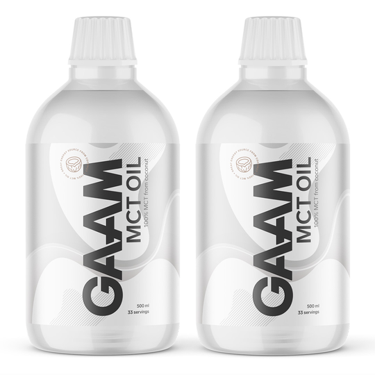 2 X Gaam Mct Oil 500 Ml