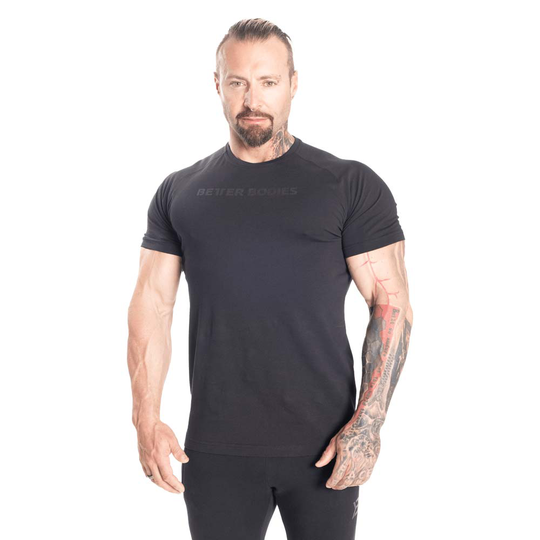 Better Bodies Gym Tapered Tee Black/black Xl