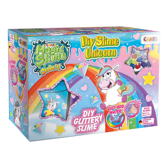 Tee Se Itse Unicorn Kimalle Slime