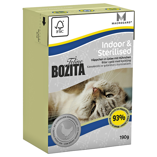 Bozita Feline 16 x 190 g - Indoor & Sterilised