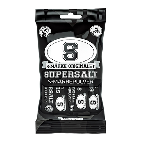 S-Märkepulver Supersalt Pussissa - 5-pakkaus