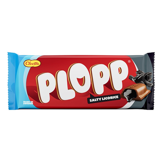 Plopp Salty Licorice - 80 grammaa