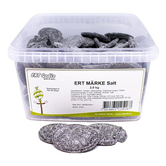 ERT Märke Salt Irtomakeinen Rasiassa - 2 kg