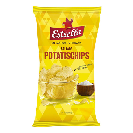 Estrella Lättsaltade Chips - 1-pakkaus