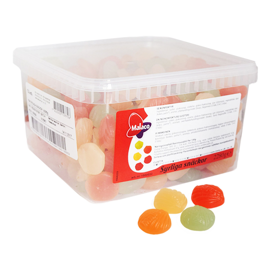 Malaco Syrliga Snäckor Suurpakkaus - 2,28 kg