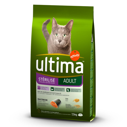 Ultima Cat Sterilized Salmon & Barley - 10 kg