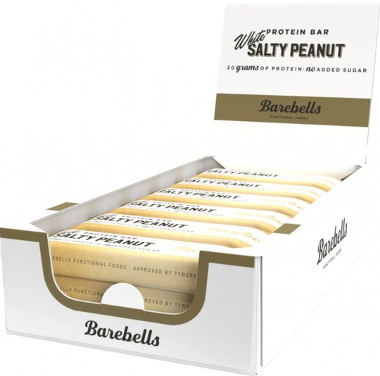 12 kpl Barebells Proteiinipatukka, White Salty Peanut