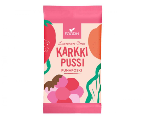 FOODIN Karkkipussi, Punaposki, 40 g