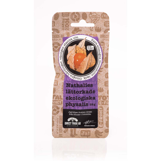Nathalie's Lättorkade Eko Frukt 35 G Physalis