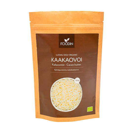 Foodin Organic Cacao Butter Raw 250 G