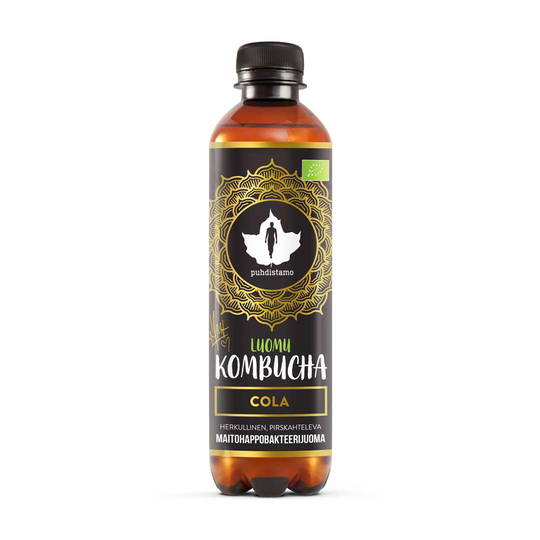 Puhdistamo Luomu Kombucha 370ml Cola