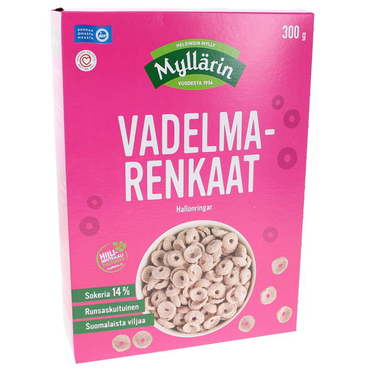 Myllärin Vadelmarenkaat