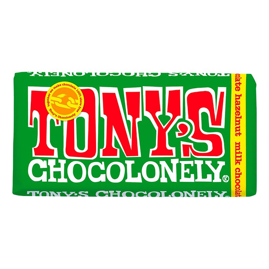 Tonys Chocolonely Milk Chocolate Hazel - 180 grammaa
