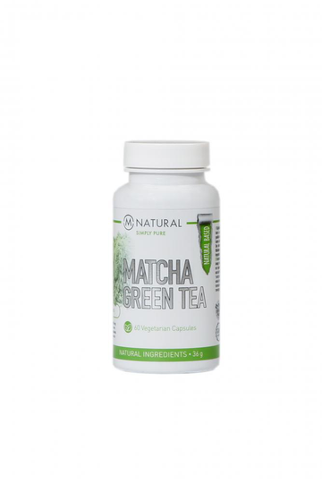 M-NATURAL Matcha Green Tea 500mg 60 kaps.