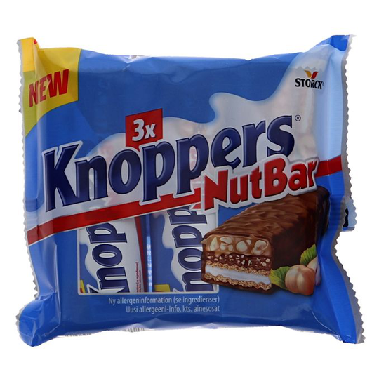 Knoppers Vohvelipatukat Nutbar