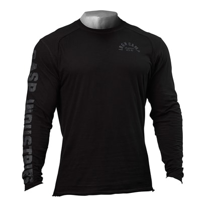 Gasp Throwback Ls Tee Black M