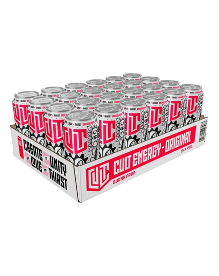 Cult Energy Drink, 24 kpl, Original No Sugar