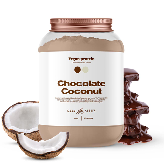 Gaam Life Series Vegan Protein 908 G Chocolate Coconut